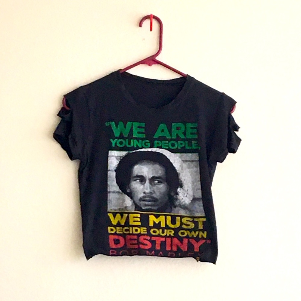 Bob Marley graphic tee combo